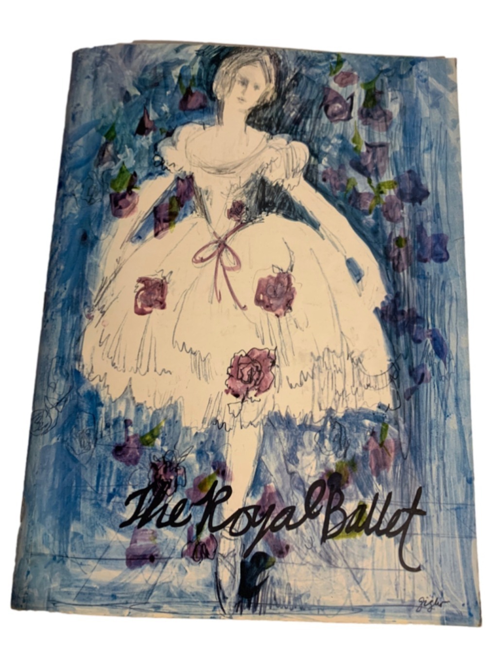 Unbranded The Royal Ballet program Blue White One Size